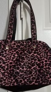 Rockabilly Pink Leopard Print Purse